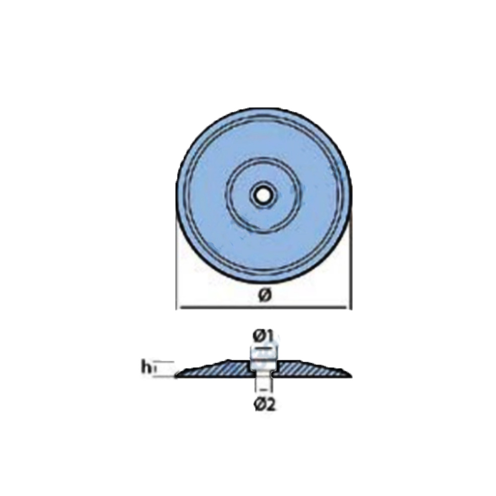 ANODO ZINC DISCO TIMON 70mm Zineti 