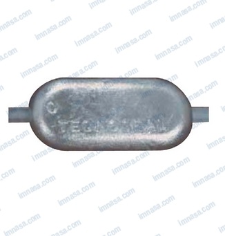 ANODO ZINC PLACA PARA SOLDAR TECNOSEAL 