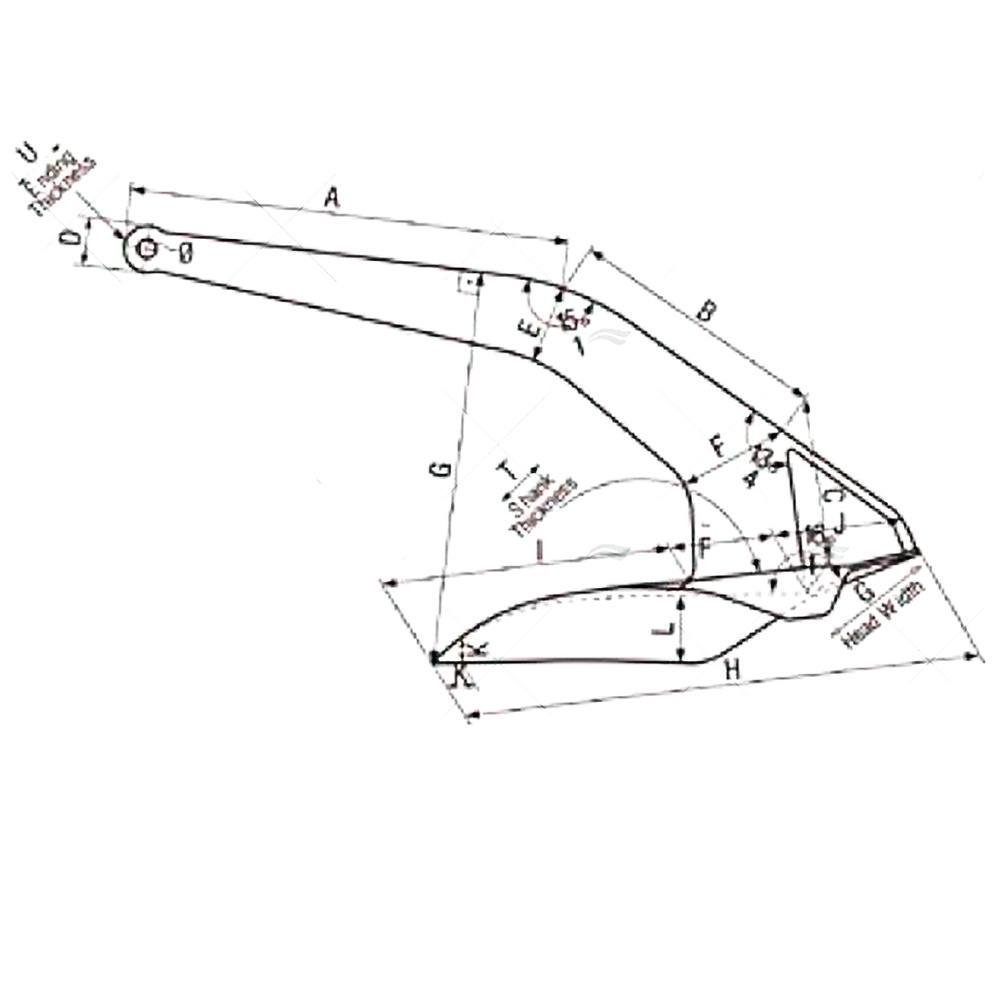 Ancla Inoxidable Ultra Marine premium ultra safe 21kg 