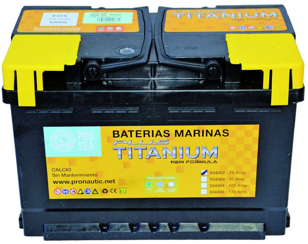 BATERIA TITANIUM 130AMP 344x172x282 