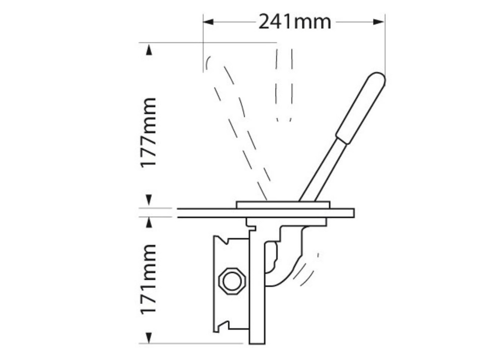 BOMBA ACHIQUE MANUAL EMPOTRADA 