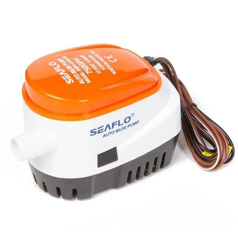 BOMBA ACHIQUE SUMERGIBLE AUTOMATICA SEAFLO 750GPH/2850l/H , 12V 