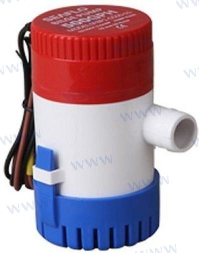 BOMBA ACHIQUE SUMERGIBLE SEAFLO 500GPH/1900L/h,24V 