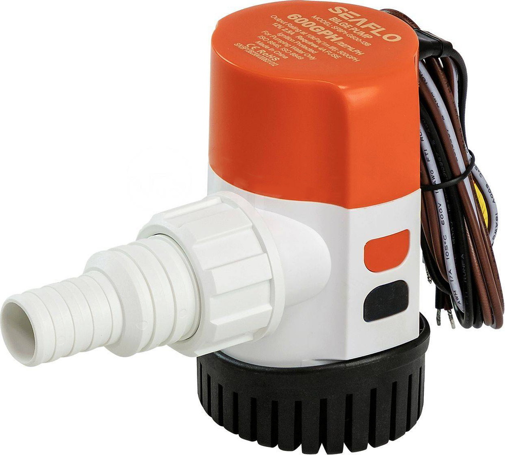 Bomba de achique automática SERIE 13B 1100 GPH 24V con detección electrónica 