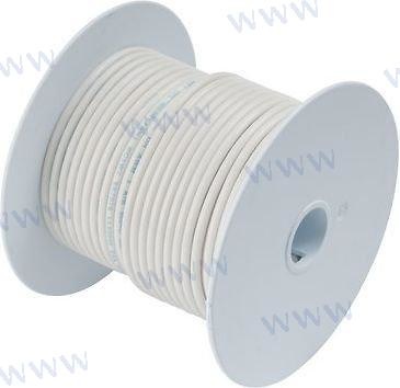 CABLE MARINO 18 AWG (0,8mm²) Blanco - 30m 