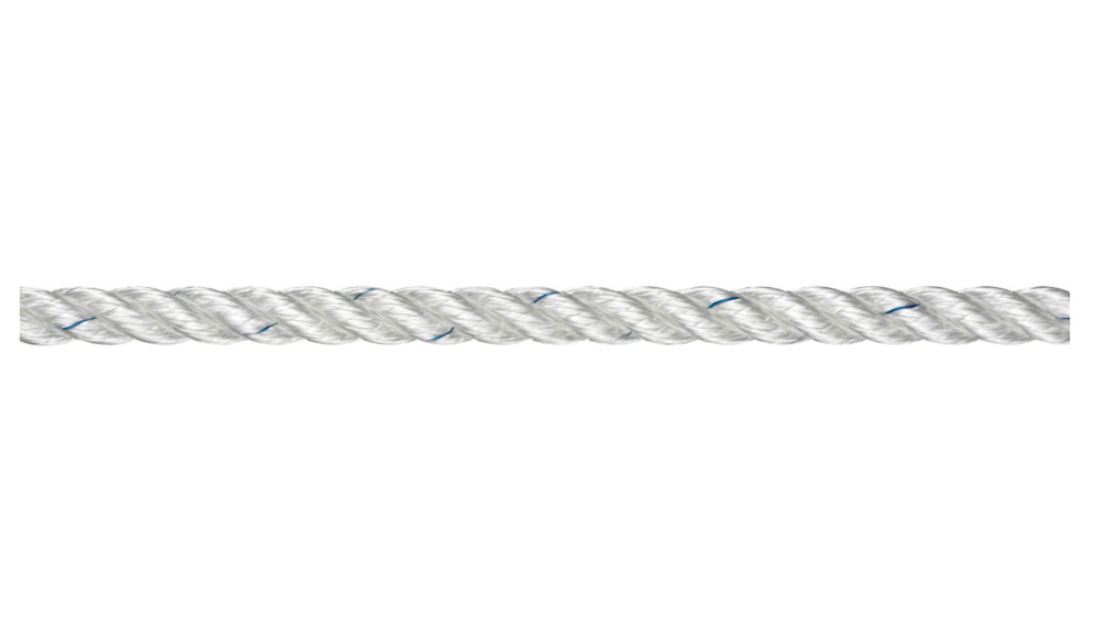 CABO POLYESTER 10mm BLANCO C/GAZA 1x6m 