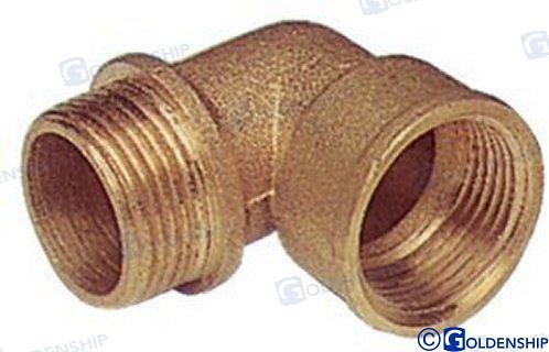 CODO MACHO-HEMBRA Fabricado en Laton 2 1/2