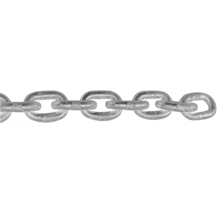 Cadena Calibrada de Acero Galvanizado MEDIDAS 6mm hasta 8mm 