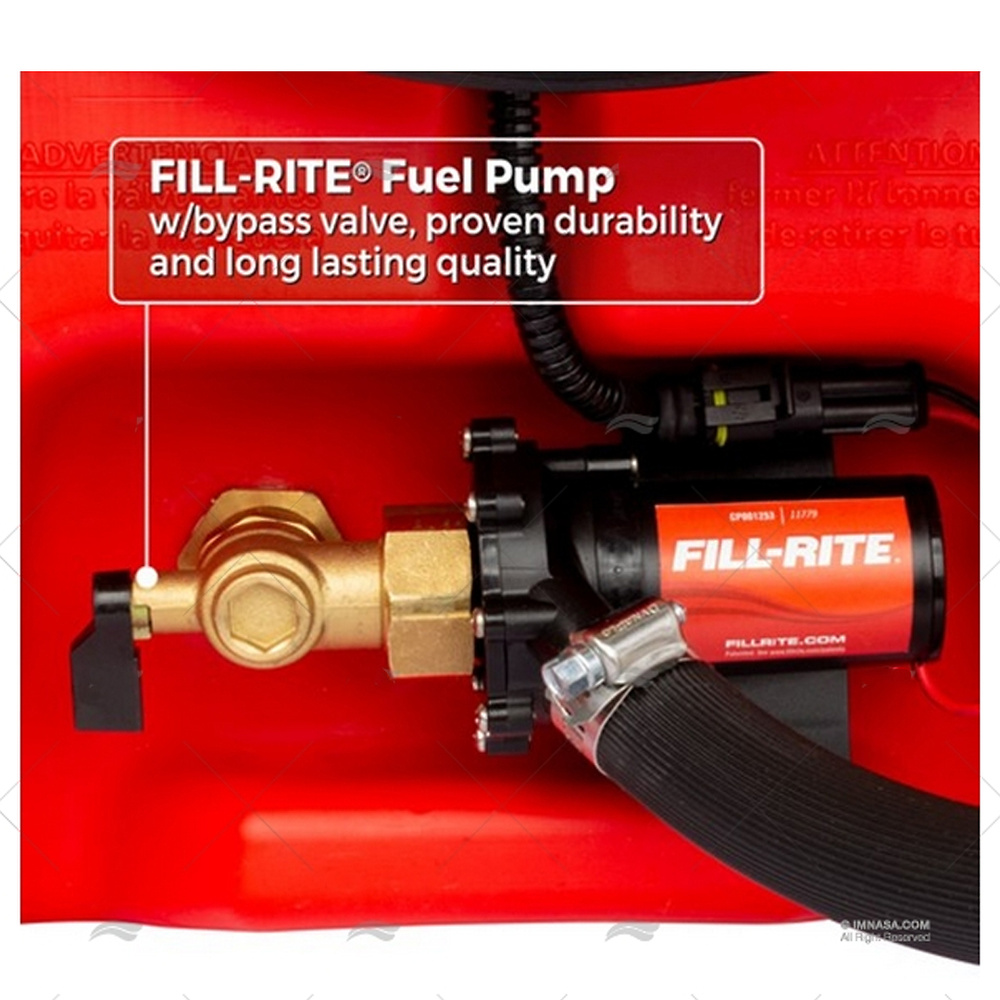 DEPOSITO PORTATIL CON RUEDAS GASOLINA 53L SCEPTER 