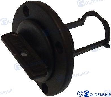 DESAGÜE C/TAPON Fabricado en plastico Negro. Nylon Base with capture drain plug . Ombrinale In Plastica. (PACK DE 3) 