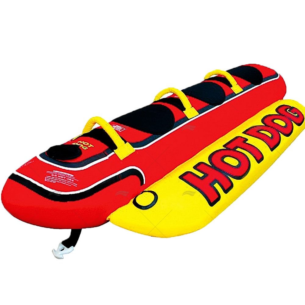 DESLIZADOR HOT DOG TORPEDO 3 PLAZAS KWIK TEK 2590mm 