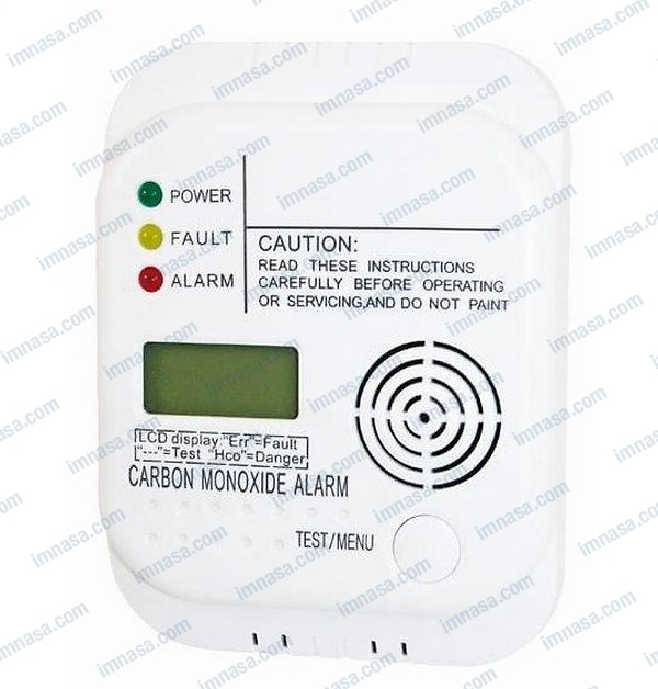 DETECTOR MONOXIDO CARBONO PILAS 3XAA/Carbon monoxide detector/Rivelatore Monossido di carbonio 