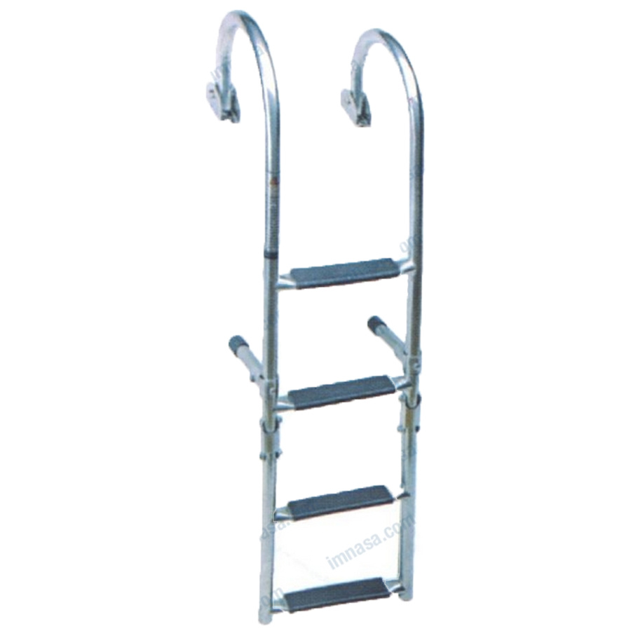 ESCALERA BAÑO PLEGABLE INOXIDABLE DE 3 PELDAÑOS 670mm 