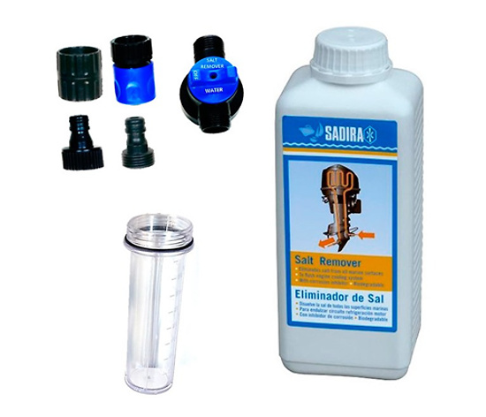 Kit Mixer + Eliminador Sal 1L Sadira (CAJA DE 6 UNIDADES) 