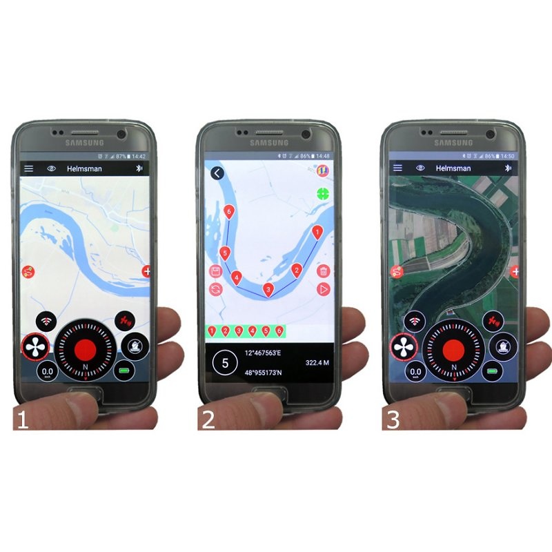 MOTOR ELECTRICO HASWING 24V GPS 183 CM BLANCO 