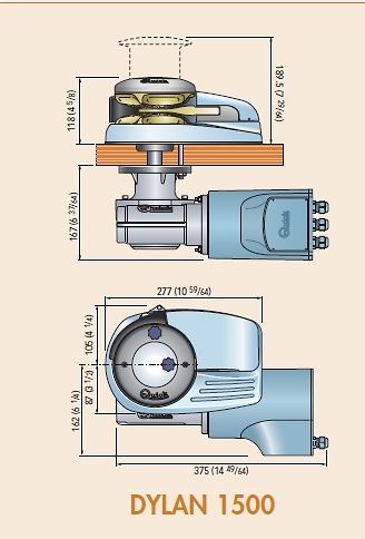 Molinete Eléctrico QUICK 12v. 