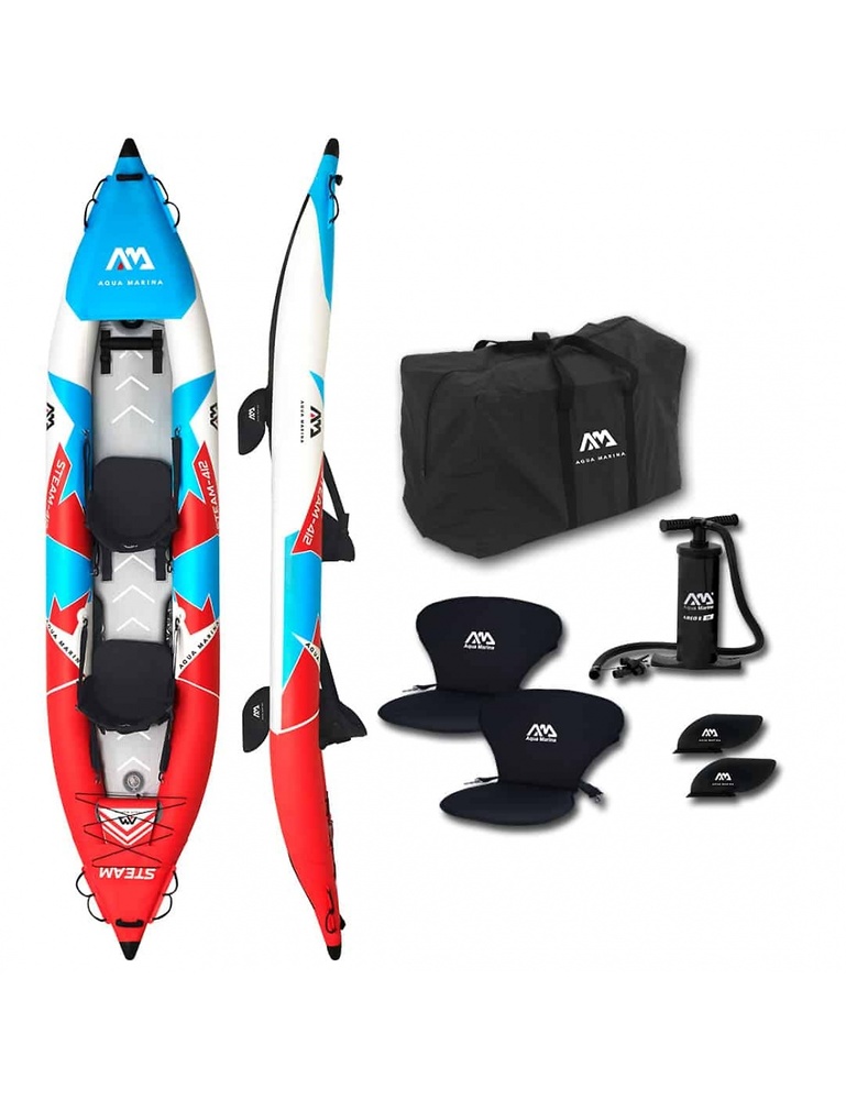 NUEVO KAYAK HINCHABLE AQUA MARINA STEAM 13'6 TANDEM (SIN REMOS) 2021 