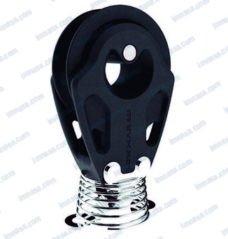 Polea control simple con base vertical LEWMAR /Negra/BLACK Pulley 