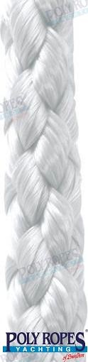 Polyester Trenzado Silkelina Blanco 1,4/2/3/4/5/6/8mm 