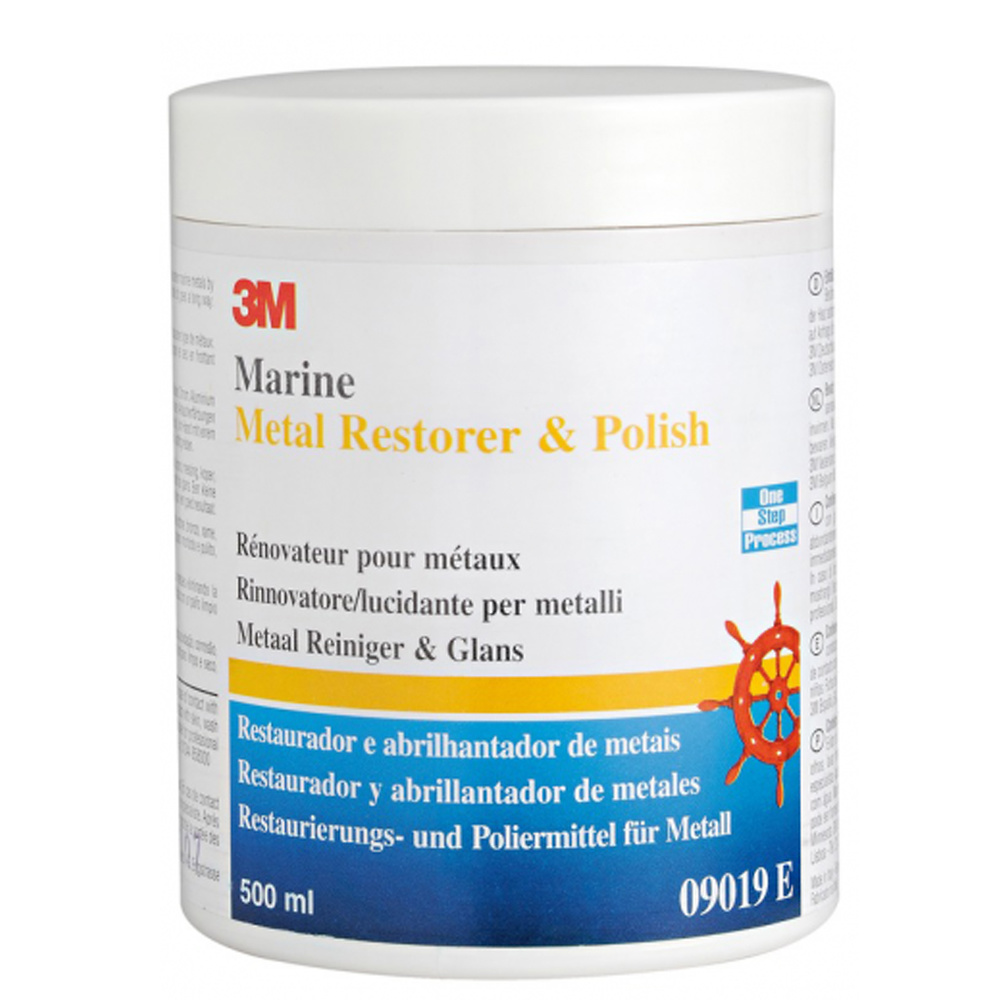 Restaurador y Abrillantador de Metal Marino 3M 500ml 