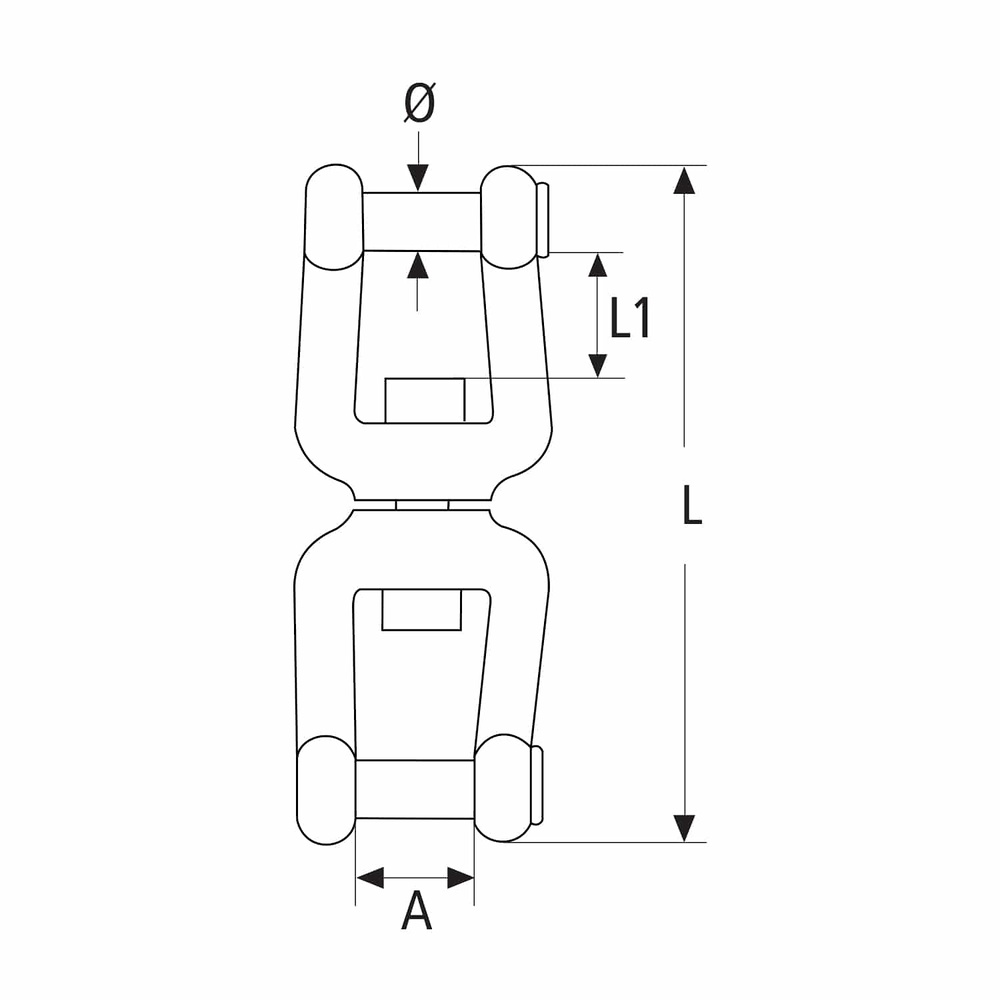 Sacavueltas doble grillete con tornillo allen 8MM 