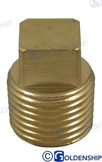 TAPON DE REPUESTO Laton. Brass Spare Plug. Tappo in Ottone. (PACK DE 3) 