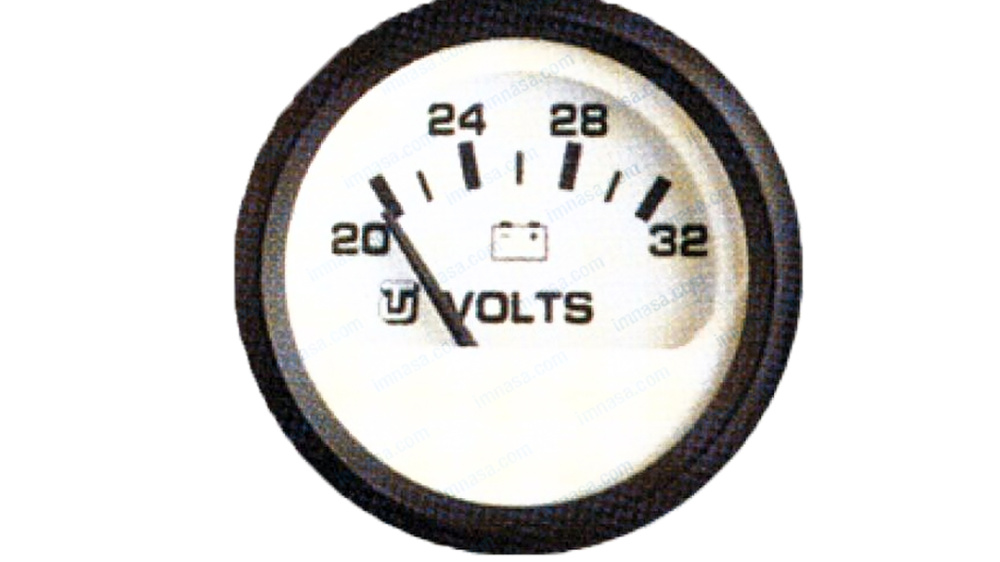 VOLTIMETRO FRN 10-16V NEGRO 