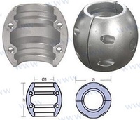 ÁNODO DE ZINC COLLARÍN DE EJE 1 - 3/4"