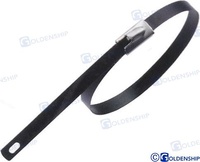 ABRAZADERA INOX 200X4,45 (PACK DE 100) / Ball-lock cable tie /Faccetta inox Ball-Lock