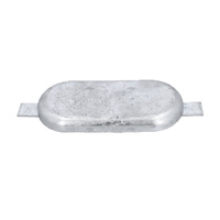 ANODO ZINC PLACA 295x125mm 7,8kg SOLDAR GUARDIAN