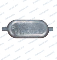 ANODO ZINC PLACA PARA SOLDAR TECNOSEAL