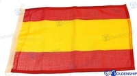 BANDERA ESPAÑOLA 20X30 S/CORONA/Spanish flag/ Bandiera Spagniola (Pack 4)