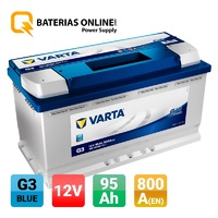 BATERÍA VARTA G3 95AMP 353x175x190