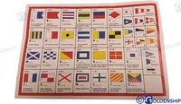 CODIGO INT. SEÑALES 40X60 C/FUNDA/International code flag/codice internazionale di segnali