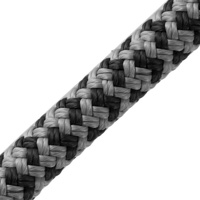 Cabo Driza Racing 4004 Gris/Negro (100 M) Marca Poly Ropes 