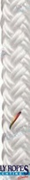 Cabo Escota Poly-Braid 6/8/10/12/14/16mm Blanco - Poly Ropes