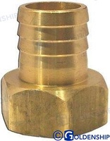 ENTRONQUE HEMBRA  laton  1"- 30mm /female hose adapter brass/portagomma femm ottone (PACK DE 3)