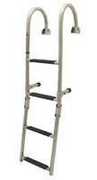 ESCALERA BAÑO PLEGABLE INOXIDABLE 4 PELDAÑOS 910mm