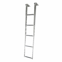 ESCALERA DE BAÑO TELESCÓPICA 1450x310. 5 PELDAÑOS ACERO INOXIDABLE AISI 316