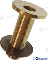 PASACASCO (machofondo) empotrable cabeza plana   1" Laton ,True hull  1  " manufacturado in Brass , Passascafo  1" In Ottone