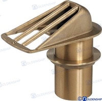 PASACASCOS CON REJILLA  21/2"/ Streiner intake thrue hull/ Presa a mare