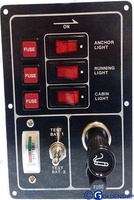 Panel 3 Interruptor + Tester + Encendedor
