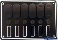Panel 6 interruptor basculantes