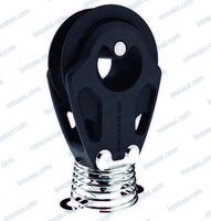 Polea control simple con base vertical   LEWMAR /Negra/BLACK Pulley