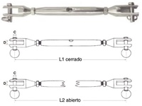 Tensores. Inoxidable (Kit)